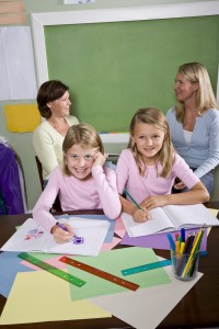 Drawing activites Extensive field testing took place with parents and teachers